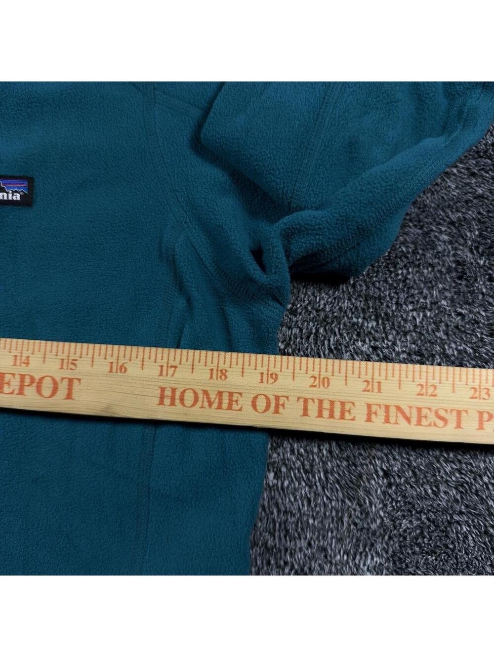 Patagonia Women’s Blue 1/4 Zip Fleece Pullover - Medium! - Picture 4 of 6